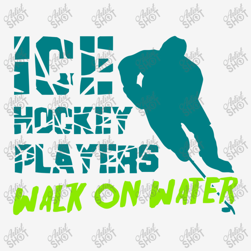 Ice Hockey Players Can Walk On Water Adjustable Cap | Artistshot