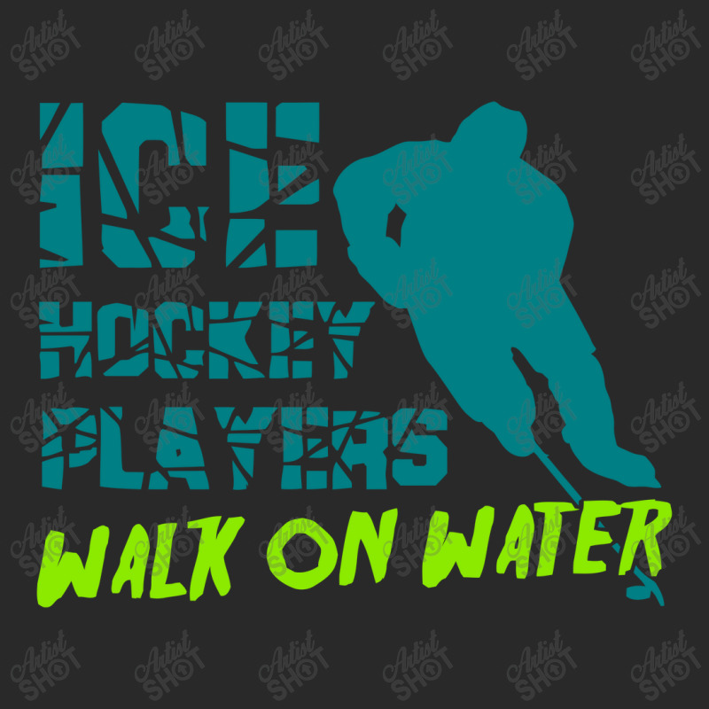 Ice Hockey Players Can Walk On Water Printed Hat | Artistshot