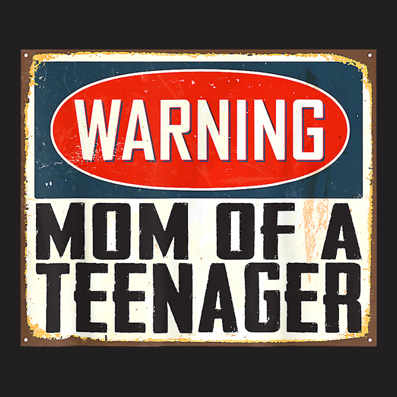 Mom Of A Teenager 13th Birthday Matching Official Teenager T Shirt T-shirt | Artistshot