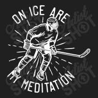 On Ice Are My Meditation Hockey Ladies Polo Shirt | Artistshot