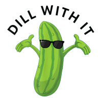 Dill With It Pickle Tee Humorous Gift T Shirt V-neck Tee | Artistshot