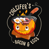 Calcifers Bacon And Egg I Camping Cooking I Bacon T Shirt Crop Top | Artistshot