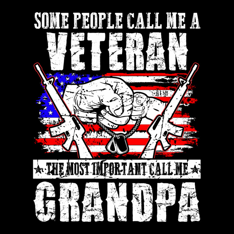 Some People Call Me Veteran Most Important Call Grandpa Pocket T-shirt | Artistshot