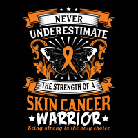 Never Underestimate The Strength Of A Skin Cancer Warrior Maternity Scoop Neck T-shirt | Artistshot