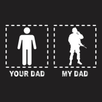 Your Dad My Dad Funny Shirt Military Father Camouflage T-shirt | Artistshot