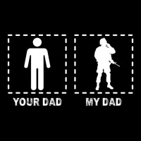 Your Dad My Dad Funny Shirt Military Father Camouflage Fleece Short | Artistshot