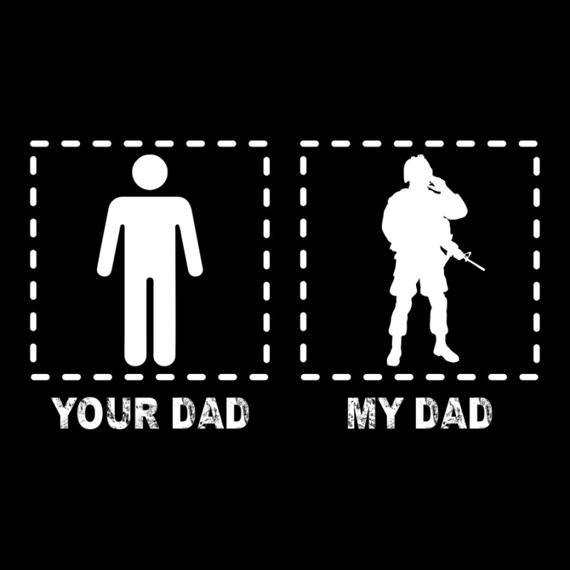 Your Dad My Dad Funny Shirt Military Father Camouflage Fleece Short | Artistshot