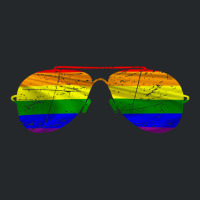 Vintage Sunglasses, Gay Pride Lgbt Rainbow Flag Crewneck Sweatshirt | Artistshot