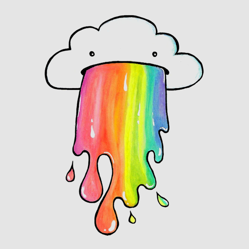 Cloud Overlay Rainbow Exclusive T-shirt by dikokazei | Artistshot