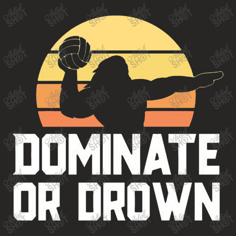 Dominate Or Drown Vintage Water Polo Shirts For Boys Men Ladies Fitted T-Shirt by johnoconnorart | Artistshot