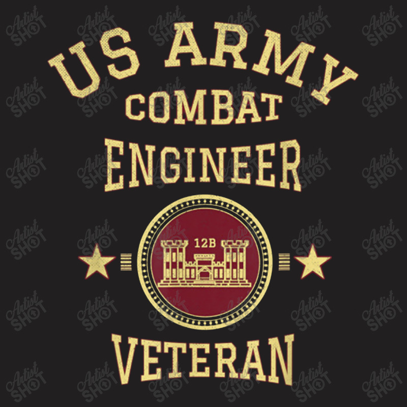 Us Army Combat Engineer Combat Engineer Veteran Gift T-Shirt by jeniperlopes | Artistshot