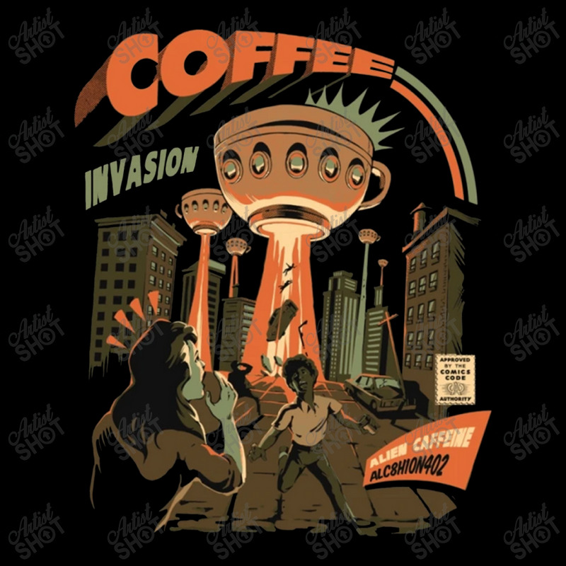 Coffee Invasion Maternity Scoop Neck T-shirt by kratsn | Artistshot