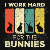 I Work Hard For The Bunnies Baby Beanies | Artistshot