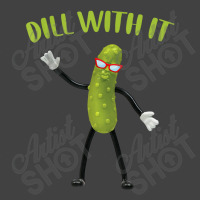 Dill With It Funny Pickle Vintage T-shirt | Artistshot