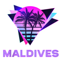 Maldives Retro 80s Palm Tree Vacation Souvenir Tank Top Crewneck Sweatshirt | Artistshot