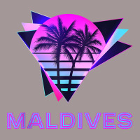 Maldives Retro 80s Palm Tree Vacation Souvenir Tank Top Vintage Short | Artistshot