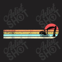 Vintage Excavator Driver Construction Machine Mechanic T-shirt | Artistshot