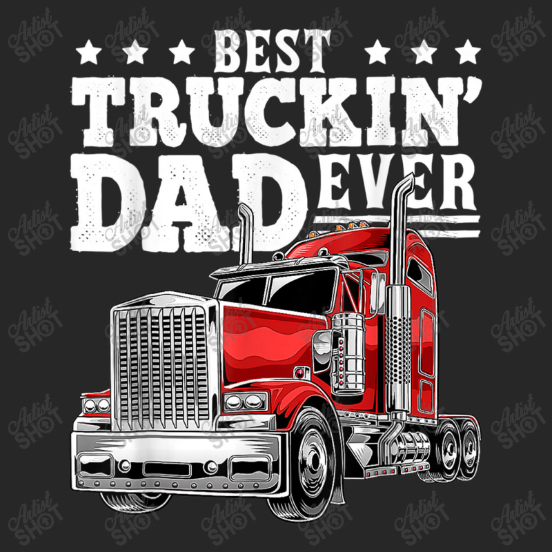 Trucker Best Truckin Dad Ever Big Rig Trucker Father's Day 164 Men's T-shirt Pajama Set by urethrapricey | Artistshot