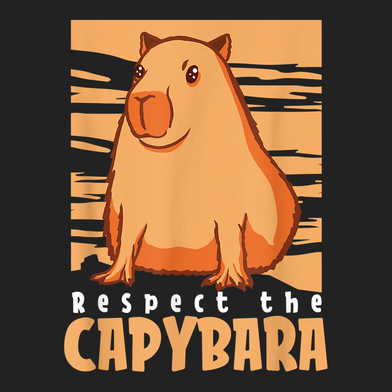 Capybara South American Rodent   Respect The Capybara T Shirt Backpack by lelalucin | Artistshot