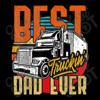 Trucker Best Truckin Dad Ever Funny Cool Trucker Father Vintage Legging | Artistshot