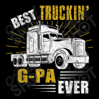 Trucker Best Truckin Gpa Ever Trucker Funny Fathers Day Men's Long Sleeve Pajama Set | Artistshot