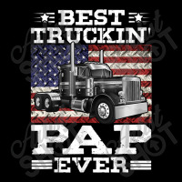 Trucker Best Truckin Pap Ever Trucker Father's Day Men's Long Sleeve Pajama Set | Artistshot