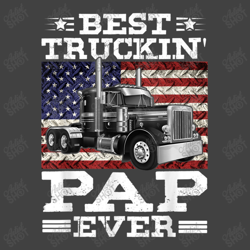 Trucker Best Truckin Pap Ever Trucker Father's Day Vintage T-Shirt by urethrapricey | Artistshot