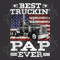 Trucker Best Truckin Pap Ever Trucker Father's Day Vintage Hoodie And Short Set | Artistshot