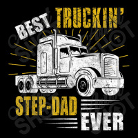 Trucker Best Truckin Stepdad Ever Trucker Funny Fathers Day Youth Zipper Hoodie | Artistshot