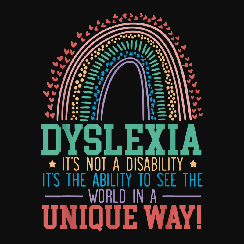 Dyslexia It's Not A Disability Dyslexia Awareness Dyslexic T Shirt Crop Top by caroldian | Artistshot