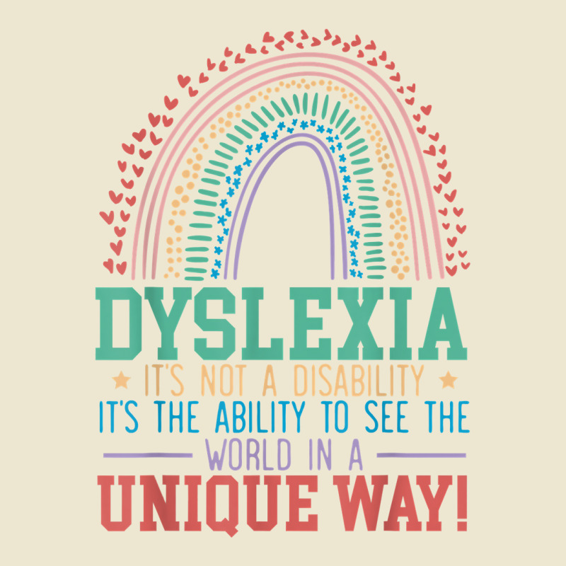 Dyslexia It's Not A Disability Dyslexia Awareness Dyslexic T Shirt Cropped Hoodie by caroldian | Artistshot