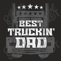 Trucker Best Truckin' Dad Trucker Ladies Fitted T-shirt | Artistshot