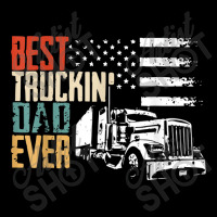 Trucker Fathers Day Best Truckin' Dad Ever Trucker Dad Vintage S Pocket T-shirt | Artistshot