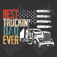 Trucker Fathers Day Best Truckin' Dad Ever Trucker Dad Vintage S Vintage Short | Artistshot