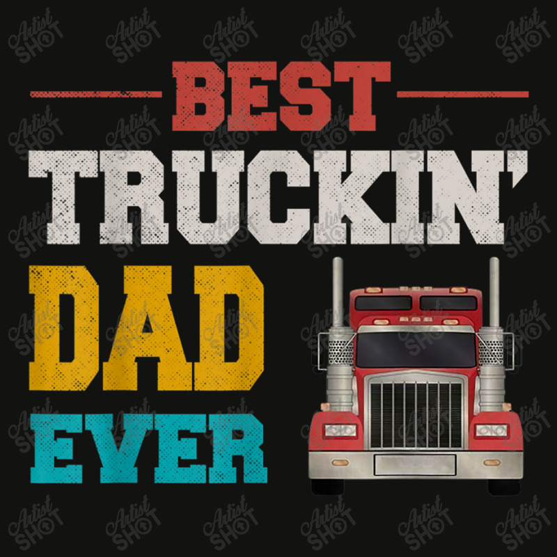 Trucker Fathers Day Best Truckin' Dad Ever Vintage Trucker Dad Scorecard Crop Tee by urethrapricey | Artistshot