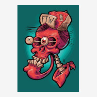 Skullhead Portrait Canvas Print | Artistshot