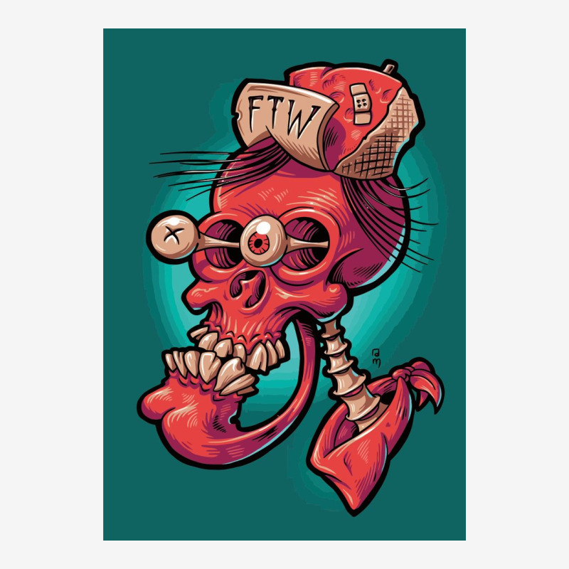 Skullhead Portrait Canvas Print | Artistshot