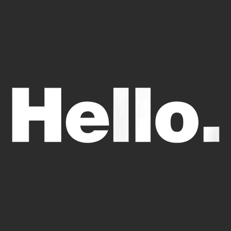 A Hello Shirt  A Shirt That Says Hello Exclusive T-shirt | Artistshot