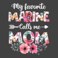 Womens My Favorite Marine Calls Me Mom Shirt Marine Military T Shirt Vintage T-shirt | Artistshot