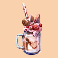 Chocolate Strawberry Milkshake T  Shirt Chocolate Strawberry Overshake Cropped Hoodie | Artistshot