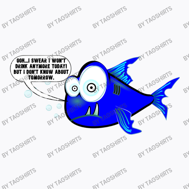 Funny Meme Drunk Fish Cartoon Funny Character Meme T-shirt T-shirt | Artistshot