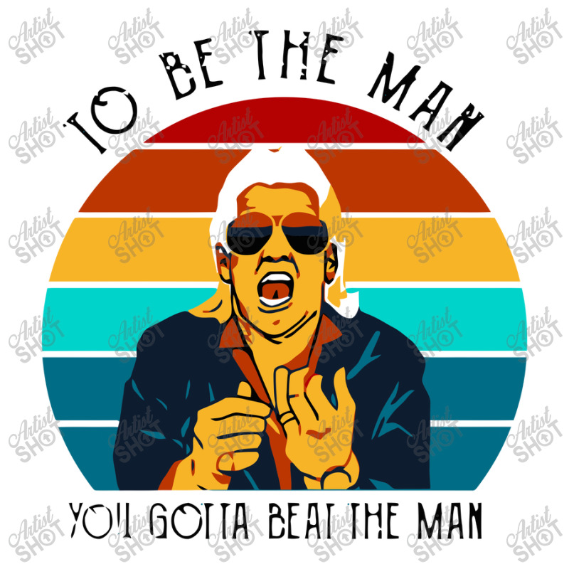 Ric Flair To Be The Man You Gotta Beat The Man Zipper Hoodie by treeyaesu | Artistshot