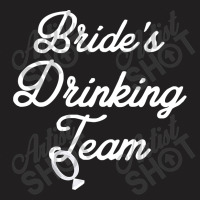 Bride's Drinking Team Diamond Ring Bachelorette T-shirt | Artistshot