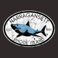 Narragansett Rhode Island Fishing Shark Fish Beach Vintage T Shirt Racerback Tank | Artistshot