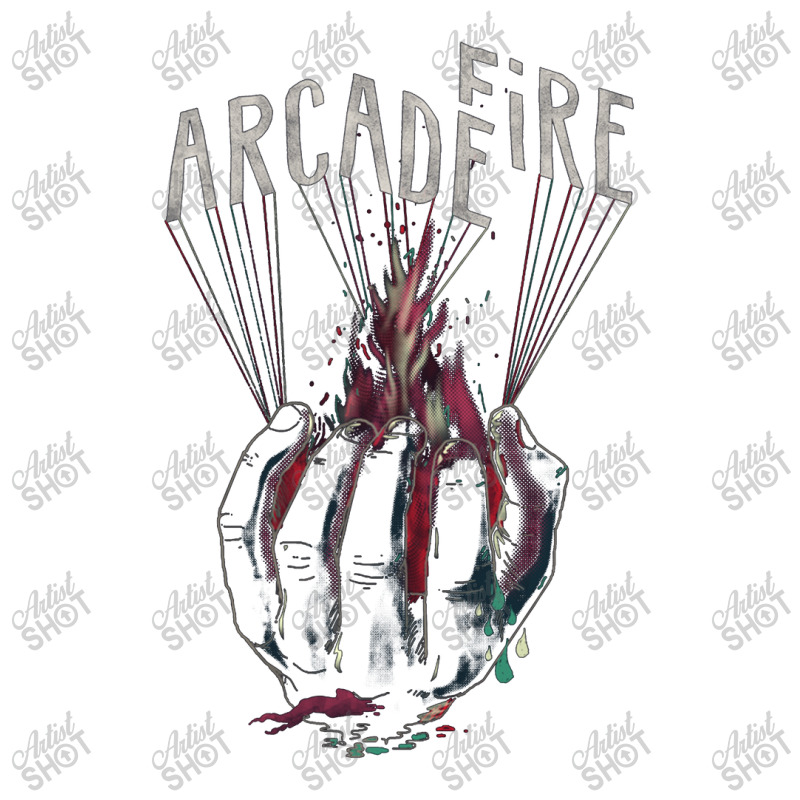 Arcade Fire Hand V-Neck Tee by kaaspi | Artistshot