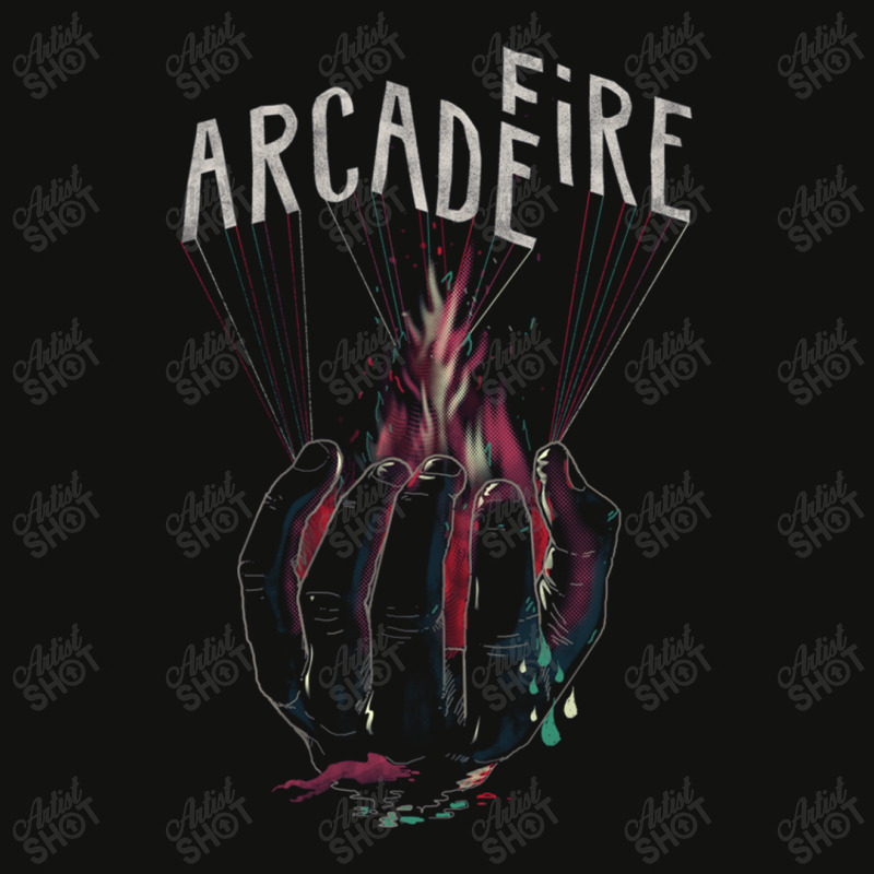 Arcade Fire Hand Scorecard Crop Tee by kaaspi | Artistshot