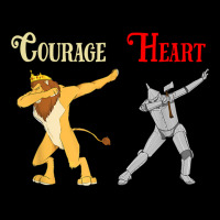 Cowardly Lion Courage Tin Man Heart Shirt Wizard Of Oz Tee Men's Long Sleeve Pajama Set | Artistshot