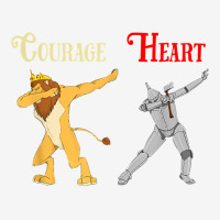 Cowardly Lion Courage Tin Man Heart Shirt Wizard Of Oz Tee Round Patch | Artistshot