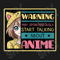 Warning May Spontaneously Start Talking About Anime Manga Hoodie & Jogger Set | Artistshot