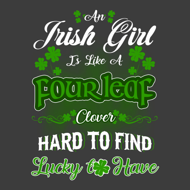 Irish Girl Is Like A Fourleaf Clover Hard To Find Lucky To Have Men's Polo Shirt | Artistshot